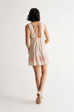 Tobi Zina Floral Skater Mini Dress -
