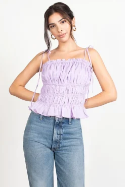 Tobi Zoriah Smocked Blouse -